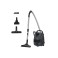 VACUUM CLEANER  HE210P 011 (39002352) BLACK 3.5LT 850W
